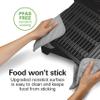 Hamilton Beach Electric Indoor Searing Grill with Adjustable Temperature Control to 450F, 118 sq. in. Surface Serves 6, PFAS-Free Removable Nonstick Grate, Stainless Steel (25360) view 4