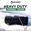 SGT KNOTS Tarred Twine - 100% Nylon Bank Line for Bushcraft, Netting, Gear Bundles, Construction, Lacing Twisted Cord, Weatherproof #36-1/4 lb (120 ft) view 3
