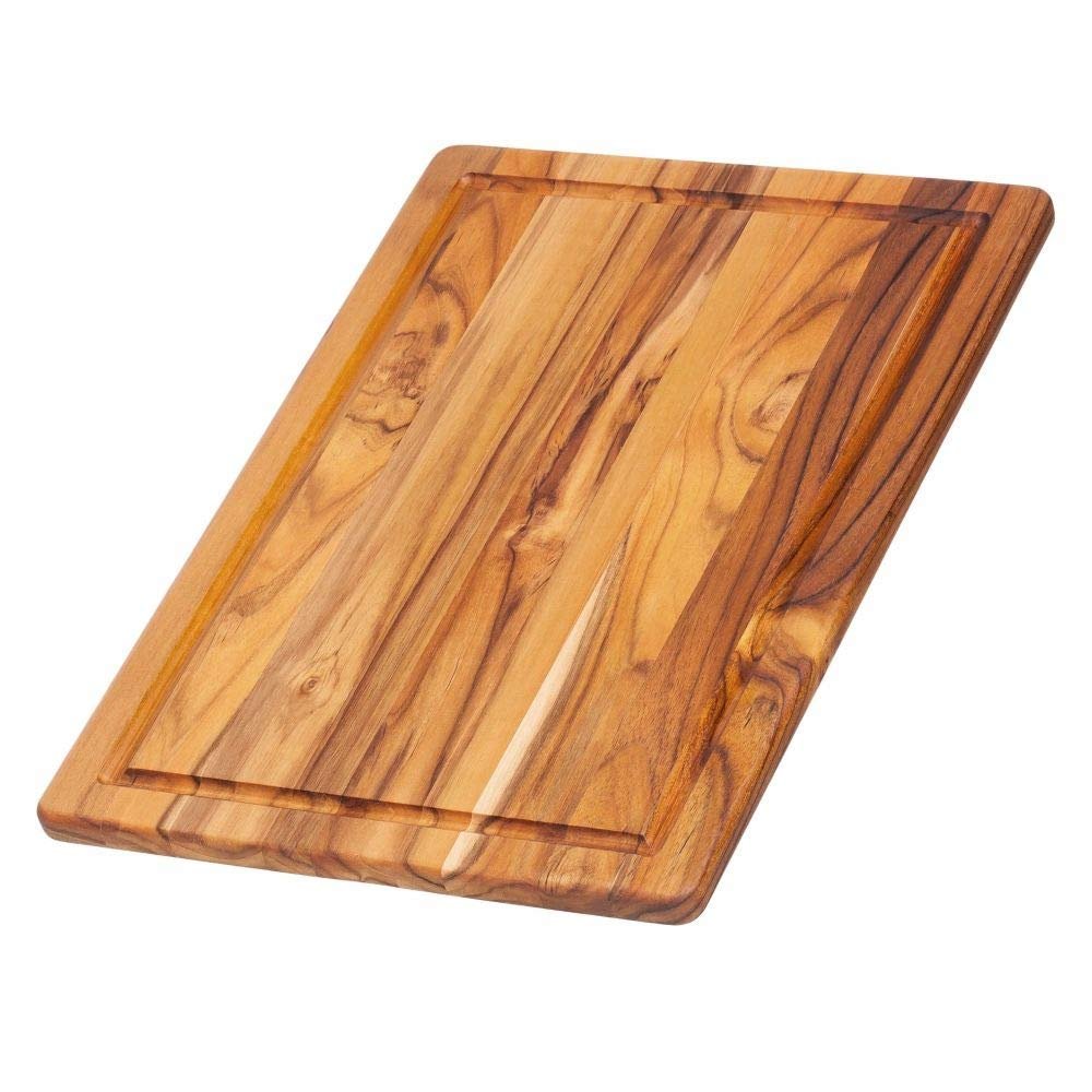 Teakhaus Cutting Board, Wood, Brown, 40 x 28 x 1.4 cm