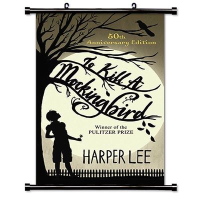Wall Scrolls to Kill a Mockingbird (Harper Lee) Fabric Poster (16 x 26) Inches