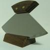 Alaskan Made Ulu with Walnut Handle and 6 Inch Blade view 1
