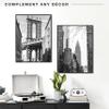 MCS Original Poster Frame 18x24 Black Lightweight Vertical & Horizontal Wall Hanging Large Picture Frame for Posters, Art Prints & Gallery Wall (2-Pack) view 2