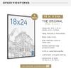 MCS Original Poster Frame 18x24 Black Lightweight Vertical & Horizontal Wall Hanging Large Picture Frame for Posters, Art Prints & Gallery Wall (2-Pack) view 3