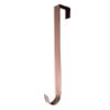 Haute Decor Adapt Adjustable Length Wreath Hanger - Front or Back Door Decor Holder, Extends from 16.5" to 25", Over Door Hanger with Pads on The Back, Holds up to 10 lbs. Bronze view 1
