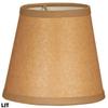 Royal Designs, Inc. CS-952-5BR/P-6 Hardback Parchment Empire Chandelier Shade, 3 x 5 x 4.5, Brown, 6-Pack view 3
