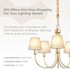 Royal Designs, Inc. CS-952-5BR/P-6 Hardback Parchment Empire Chandelier Shade, 3 x 5 x 4.5, Brown, 6-Pack view 4