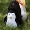 Kikkerland TT23 Zip Flip Travel Pillow, Penguin view 2