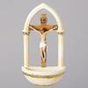 Roman Crucifix Jesus Florentine Style Holy Water Font view 1