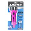 Dorcy 55 Lumen Floating Water Resistant LED Flashlight with Carabineer Clip, Pink ( 41-2509) view 1