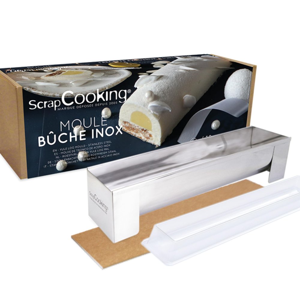 ScrapCooking Christmas Log Stainless Steel Mold