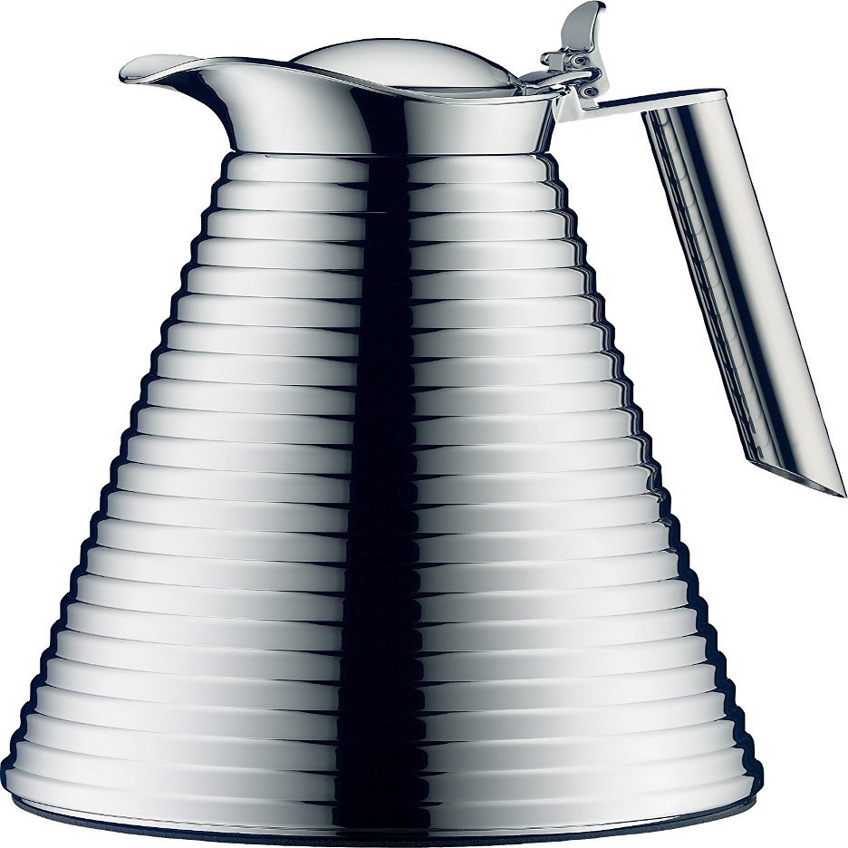 Alfi Glass Vacuum Chrome Plated Copper Thermal Carafe for Hot and Cold Beverages, 1.0 L, Chrome, One Size (AG1400CM2)