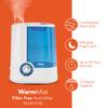 Vicks Warm Mist Humidifier with Wide Tank Opening for Easy Maintenance, Compatible with VapoPads and VapoSteam, for Medium-Large Rooms, V750 view 3