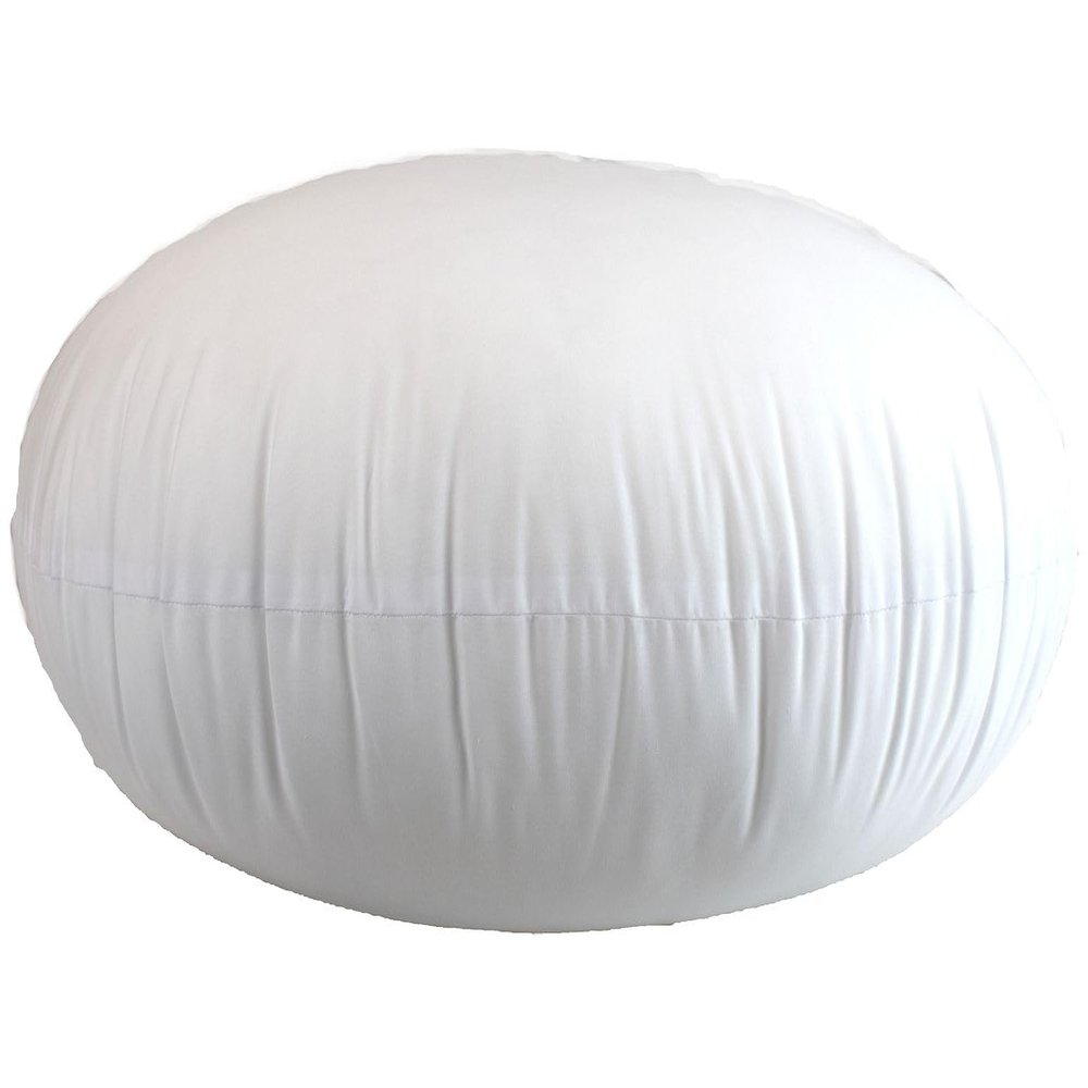 MoonRest Round Pillow Insert Hypoallergenic Polyester Form Stuffer-%100 Cotton Blend Covering for Sofa Sham, Decorative Pillow, Cushion and Bed - 20 Inch Diameter