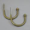 Urbanest Steel Drapery Holdbacks, Set of 2, 5 Colors Aailable (Antique Brass) view 1