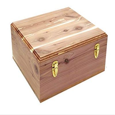 Cedar Essence Sweater/Storage Box with Lid & Dual Clasps UNFINISHED