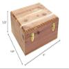 Cedar Essence Sweater/Storage Box with Lid & Dual Clasps UNFINISHED view 4