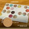 Creative Tops Placemats Set of 6, Retro Spot, Cork-Backed, Wooden Table Mats, Multi-Colour view 4