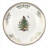 Spode Christmas Tree 6.5" Gold Bread and Butter Plate - Elegant Porcelain Holiday Plate for Desserts and Appetizers - 22K Gold Accents - Festive Christmas Tableware - Dishwasher Safe view 1