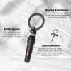 Munkees Mini Keychain Corkscrew Tool, Small Key Ring Wine Opener, Emergency Travel Cork Wine Opener, Portable Backpack Camping Kit, Wine Enthusiasts, Waiters, Bartenders, Bottle Opener Gift Set view 3