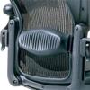 Aeron Chair Adjustable Graphite Lumbar Support Pad Genuine Herman Miller Parts for your Aeron Home Office Desk Task Chair - Classic Dark Graphite Adjustable Graphite Lumbar Lower Back Support Cushion view 1