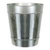 nu steel Hudson Bathroom Wastebasket Bin Trash Can in Premium Polished Stainless Steel for Bathrooms & Vanity Spaces view 1