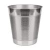 nu steel Hudson Bathroom Wastebasket Bin Trash Can in Premium Polished Stainless Steel for Bathrooms & Vanity Spaces view 3