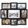 Malden International Designs Black 9 Opening Collage Photo Frame view 1