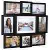 Malden International Designs Black 9 Opening Collage Photo Frame view 2