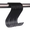 WARMBUY 30 Pack Black S Hooks Utility Hooks for Hanging Kitchen Pans Pots, Closet Clothes, Plants Bags Towels view 1