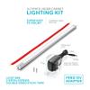 phonar 24 inch Under Cabinet Lighting LED Lamps for Kitchen Closet, LED Counter Light with Plug in Hardwired LED Lighting for Wardrobe(Cold White) view 2