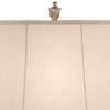 Regency Hill Elle Traditional Antique Table Lamp 33" Tall Classic Gold Open Scroll Bronze Off White Oval Shade Decor for Living Room Bedroom House Bedside Nightstand Home Entryway view 3