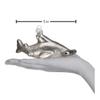 Old World Christmas Hammerhead Shark Glass Blown Ornament for Christmas Tree, Handcrafted Holiday Decoration, Sea Collection view 4