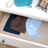 Con-Tact Brand Luxury Fabric Liners, Non-Adhesive Drawer and Shelf Liner, Multi-Functional Protective Liner, 18" x 4', Pajama Stripe Tan, Pack of 1 Roll view 3