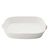 Portmeirion Sophie Conran Handled Roasting Dish, White Porcelain Bakeware - 15 x 11 Inch Rectangular 3 Quart Oven, Microwave, Freezer Safe Pan - Durable Cookware for Baking & Serving view 1