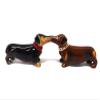 Pacific Giftware Loveable Cute Kissing Dachshunds Salt & Pepper Shakers Set view 1