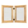 Lawrence Frames 4x6 Hinged Double Sutter Burnished Gold Picture Frame view 2