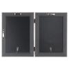 Lawrence Frames 4x6 Hinged Double Sutter Burnished Gold Picture Frame view 4