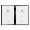 Lawrence Frames Metal Frame, Simply, Black, 4x6 Double view 1