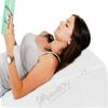 7.5 Inch Bed Wedge Pillow for Acid Reflux or Sleeping | 1.5 Inch Memory Foam Top with Stay Cool Cover | Incline Leg Elevation Pillows | Ideal for Gerd, Heartburn, and Snoring (25" Wx26 Lx7.5 H) view 1