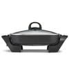 bella Electric Skillet and Frying Pan with Glass Lid, Nonstick Coating, Cool Touch Handles, Removable Heating Probe, Dishwasher Safe, 12 x 12 inch, Black, PFOA & PTFE Free view 1