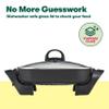bella Electric Skillet and Frying Pan with Glass Lid, Nonstick Coating, Cool Touch Handles, Removable Heating Probe, Dishwasher Safe, 12 x 12 inch, Black, PFOA & PTFE Free view 4