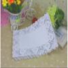 DECORA 9X6.5 Inch Rectangle White Paper Doilies for Birthday Party Wedding Tableware Decoration,Pack of 200 view 4