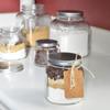 Anchor Hocking 2-Quart Cracker Jar with Brushed Aluminum Lid, Set of 4 view 4