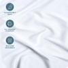 Bare Home Fitted Bottom Sheet California King - Premium 1800 Microfiber - Ultra-Soft Wrinkle Free - Deep Pocket - Cal Fitted Sheet (California King, White) view 2