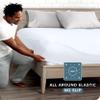 Bare Home Fitted Bottom Sheet California King - Premium 1800 Microfiber - Ultra-Soft Wrinkle Free - Deep Pocket - Cal Fitted Sheet (California King, White) view 3