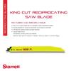 Starrett Bi-Metal King Cut Fire Rescue and Demolition Reciprocating Saw Blade - 12" Length, 1" Width, 0.63" Thickness, Tapered Blade, 10-14 TPI - 5-Pack - BTR121014-5 view 2