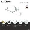 Kingston Brass Millennium Dual Towel-Bar, 24", Polished Chrome view 4