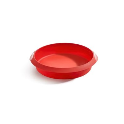 Lku Silicone Cake Mould 26 cm, red
