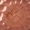 Sertodo Copper, Round Napa Cup Coaster, Hand Hammered 100% Pure Copper, 4.5 inch diameter, Single view 2