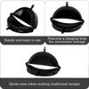 Imusa Empanada Press Set  Dumpling Maker, Plastic Empanada Mold & Pastry Press for Stuffed Pastries, Turnovers, Pierogi, Masa & Dough Preparation, 1 Pack, Black view 2
